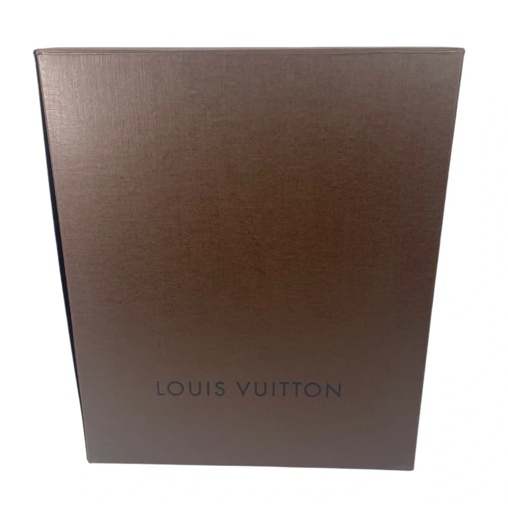 Louis Vuitton Brown Branded Gift Storage Box + Cards For Never Full 15x12.5x9.5